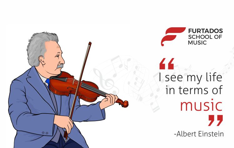 Albert Einstein and his love for Music