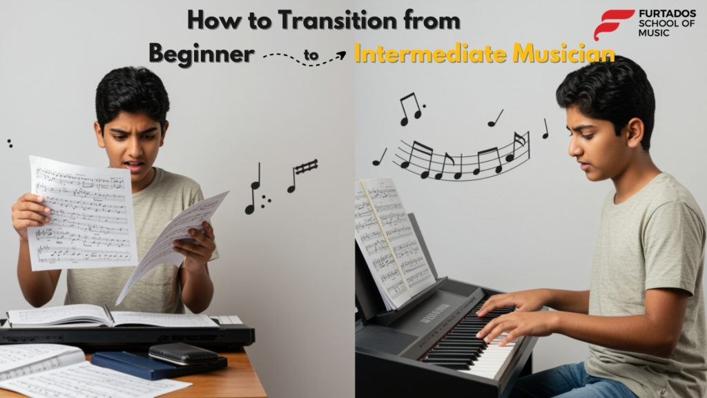 How to Transition from Beginner to Intermediate Musician!