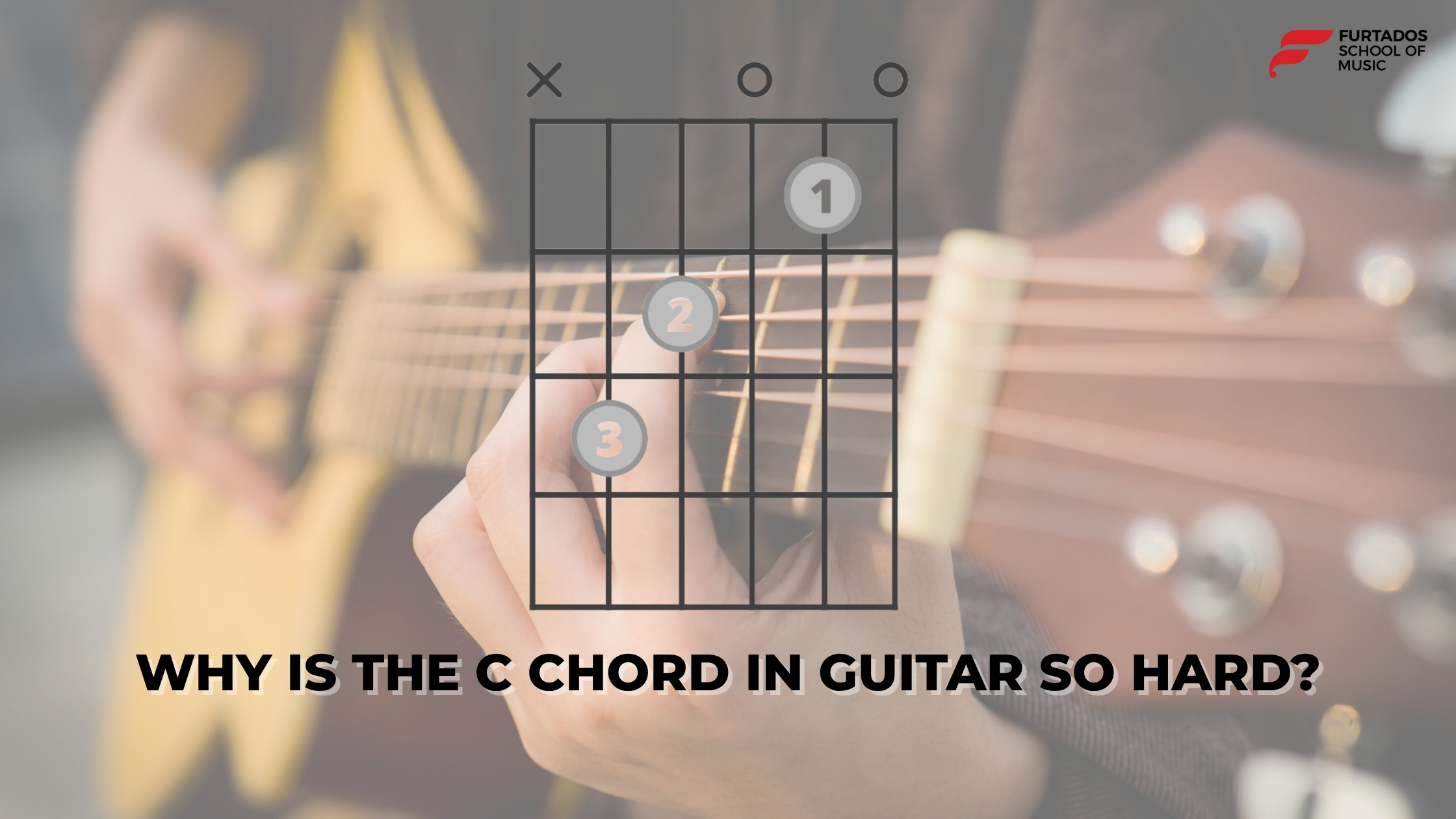 Why is the C chord in Guitar so hard?