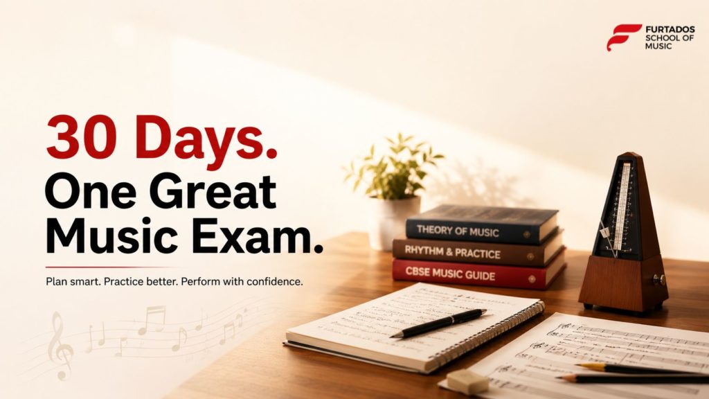 30 Days to Your CBSE Music Exam: A Practical Guide to Theory, Rhythm and Viva from India’s Most Experienced Music School
